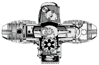 Animated bmw boxer engine